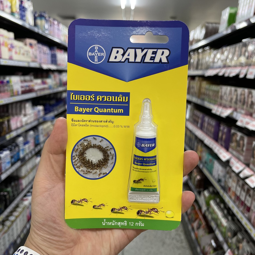 ไบเออร์ ควอนตั้ม เหยื่อกำจัดมด ชนิดเจล 12 กรัม Bayer Quantum 12 g.