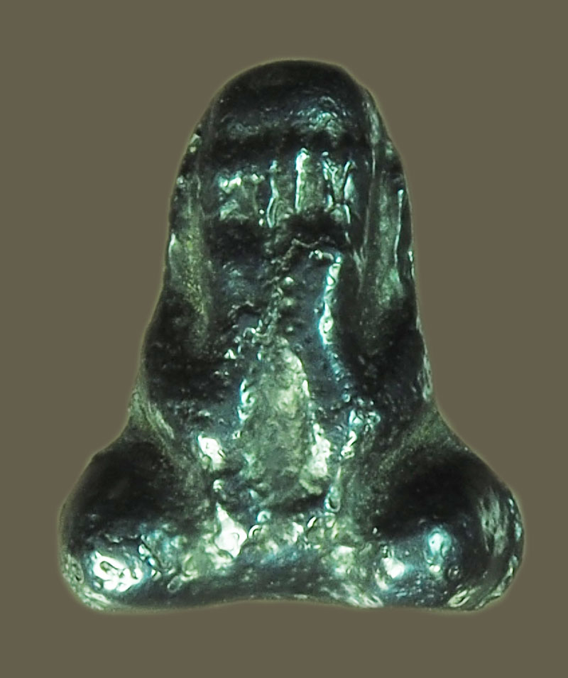 *38555 พระปิดตา สองหน้า เนื้อเมฆพัทธ ไม่ทราบที่และปีสร้าง 6