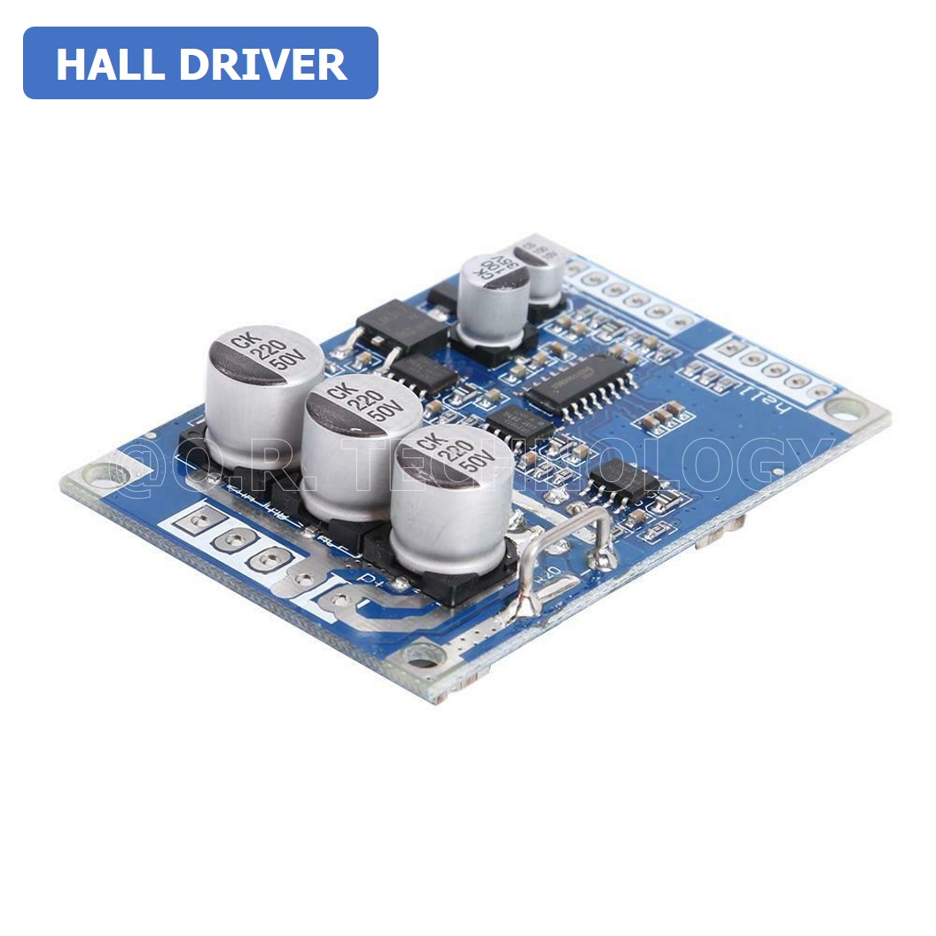 (1ชิ้น) AA693 บอร์ดไดร์ฟมอเตอร์ไร้แปลงถ่าน โมดูลไดร์ฟมอเตอร์ไร้แปลงถ่าน DC 12V-36V 15A 500W Brushless Motor Controller Hall Motor Balanced Car Driver Board with Hall Driver