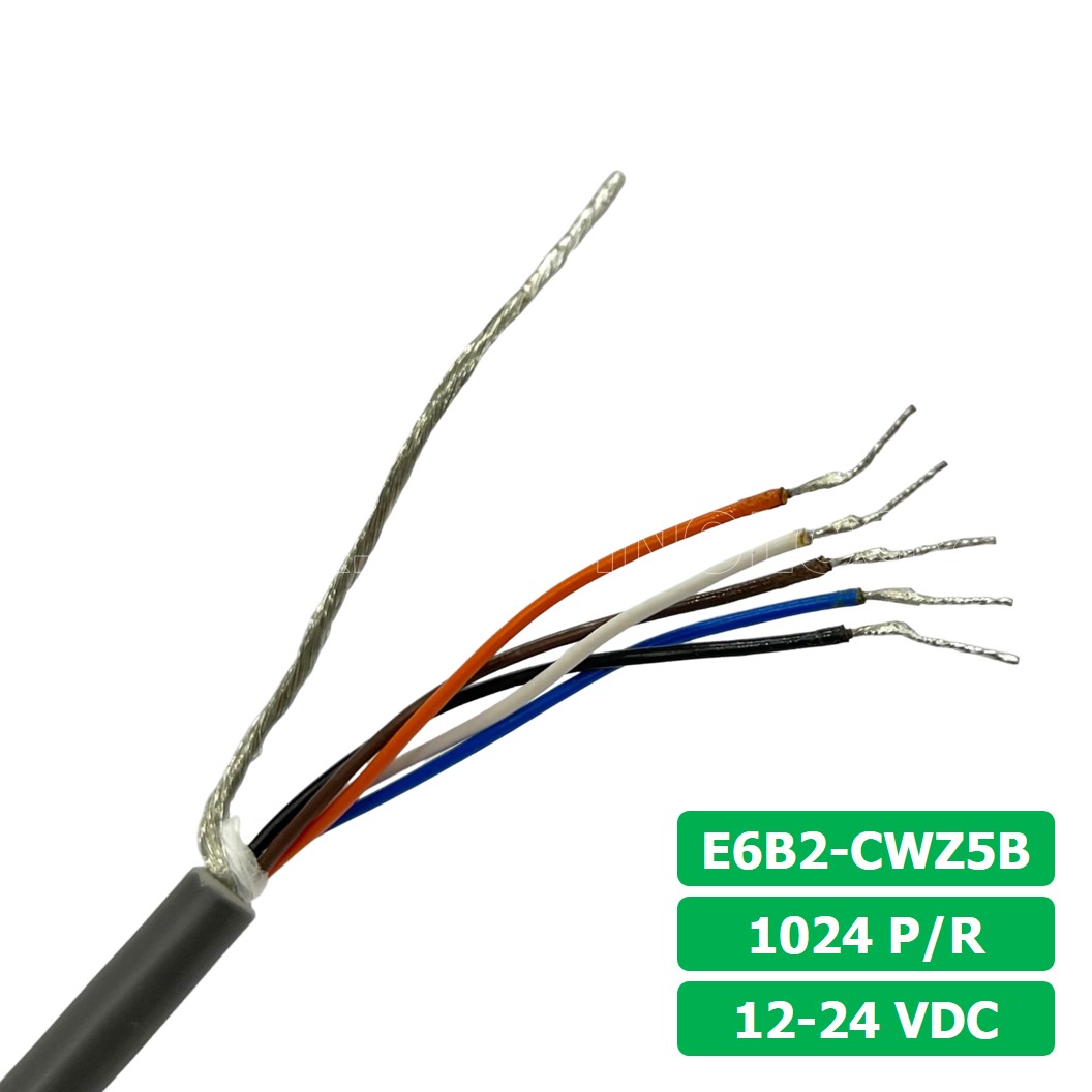 (1ชิ้น) E6B2-CWZ5B 1024P/R 12-24VDC โรตารี่เอ็นโค้ดเดอร์ ROTARY ENCODER (INCREMENTAL)