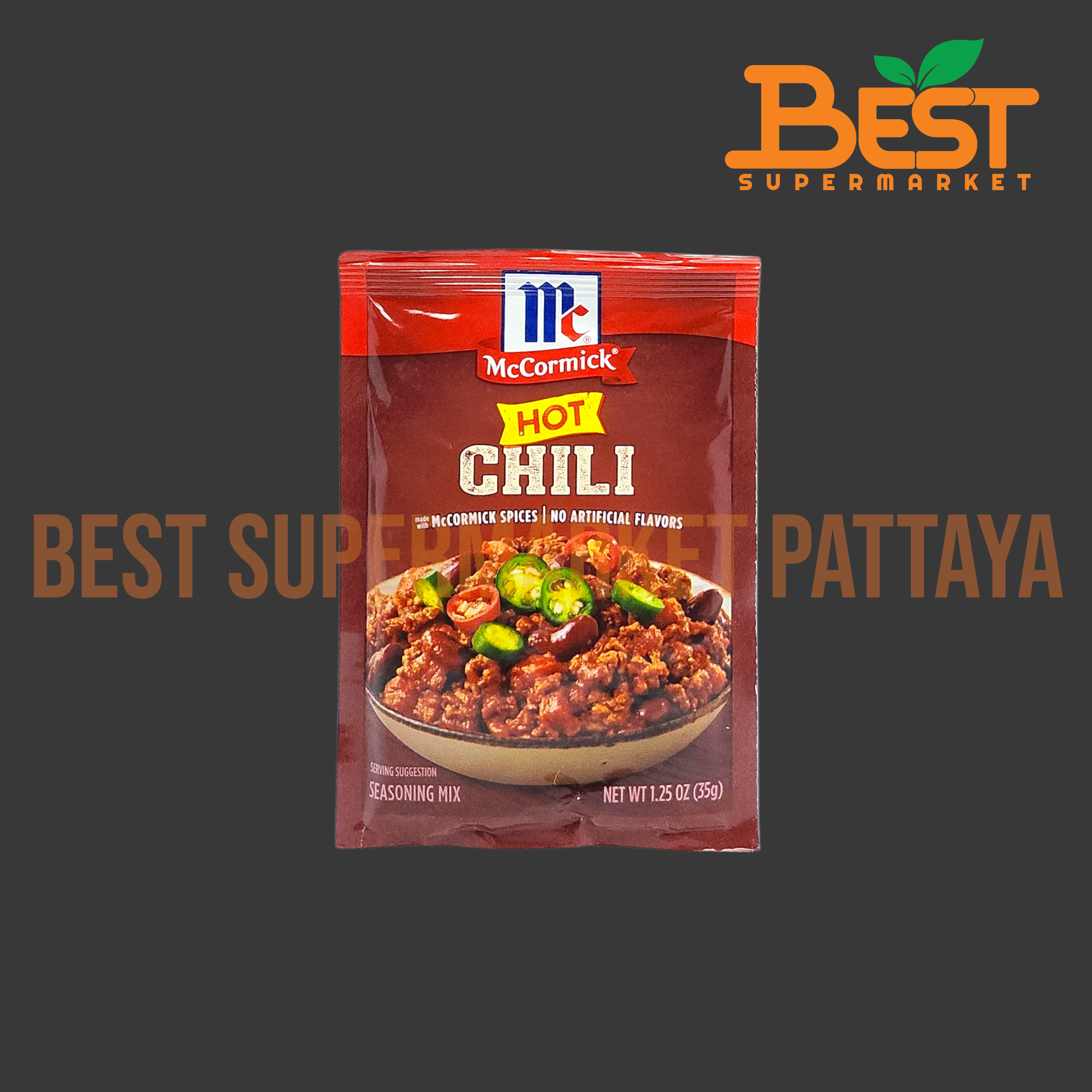 แม็คคอร์มิค เครื่องปรุงรสพริก McCormick Hot Chili Seasoning Mix 35 g.