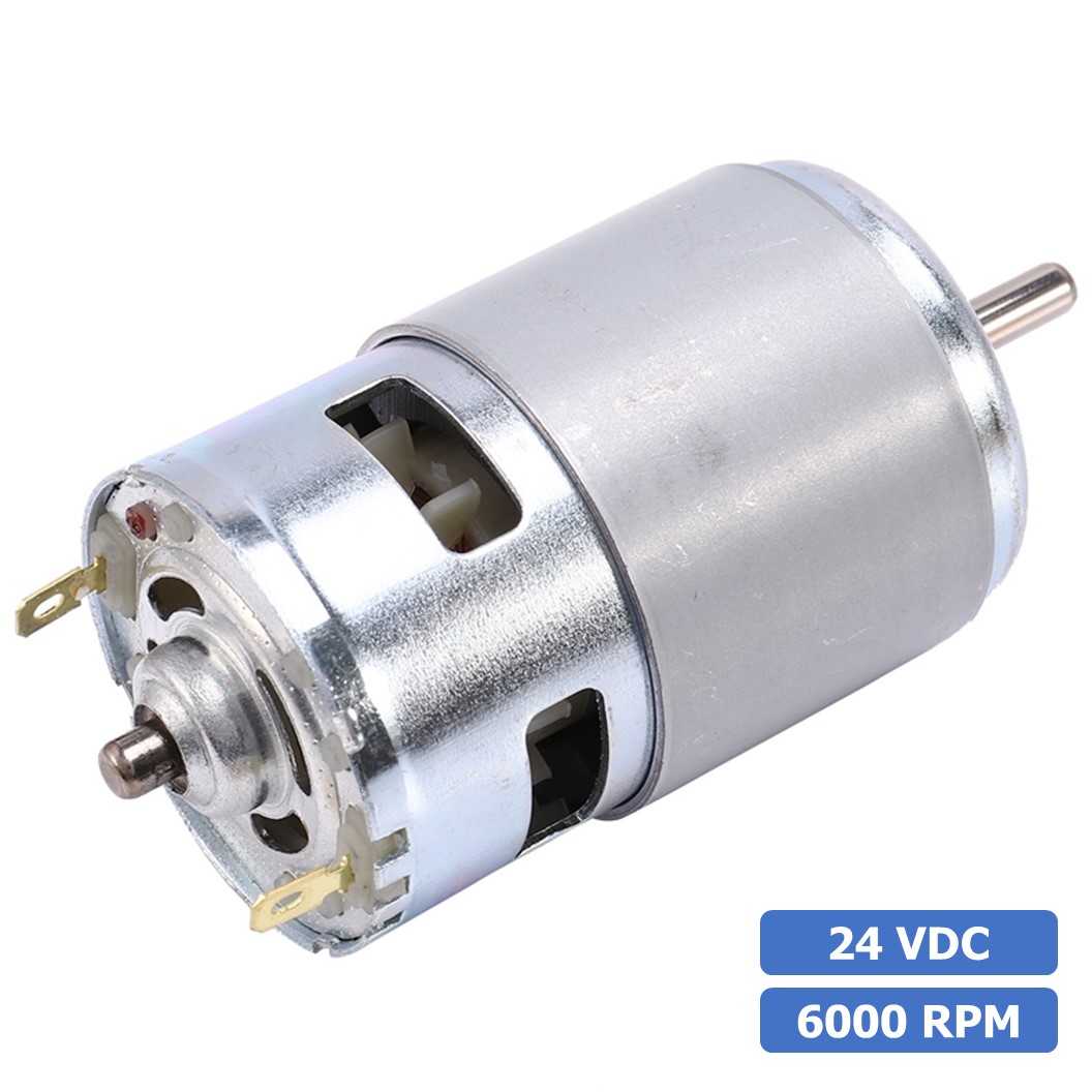 (1ชิ้น) JB185 มอเตอร์ 775 24VDC 6000RPM มอเตอร์ความเร็วสูง มอเตอร์สว่าน แกนขนาด 5mm DC Motor 775 D Shaft