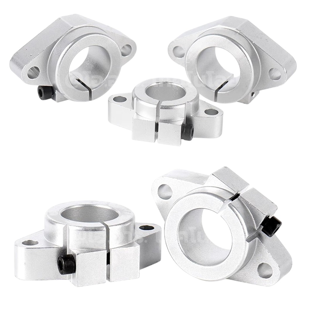 SK/SHF ขาตั้งเพลา แนวตั้ง/แนวนอน ขนาด 6-20mm Vertical/Horizontal SK/SHF Linear Shaft Support Rod Aluminum Alloy ตัวยึดแกน ฐานยึดแกน ขายึดเพลา SK8/SK10/SK12/SK16/SK20 SHF8/SHF10/SHF12/SHF16/SHF20 ฐานยึดเพลา ข้อต่ออลูมิเนียม