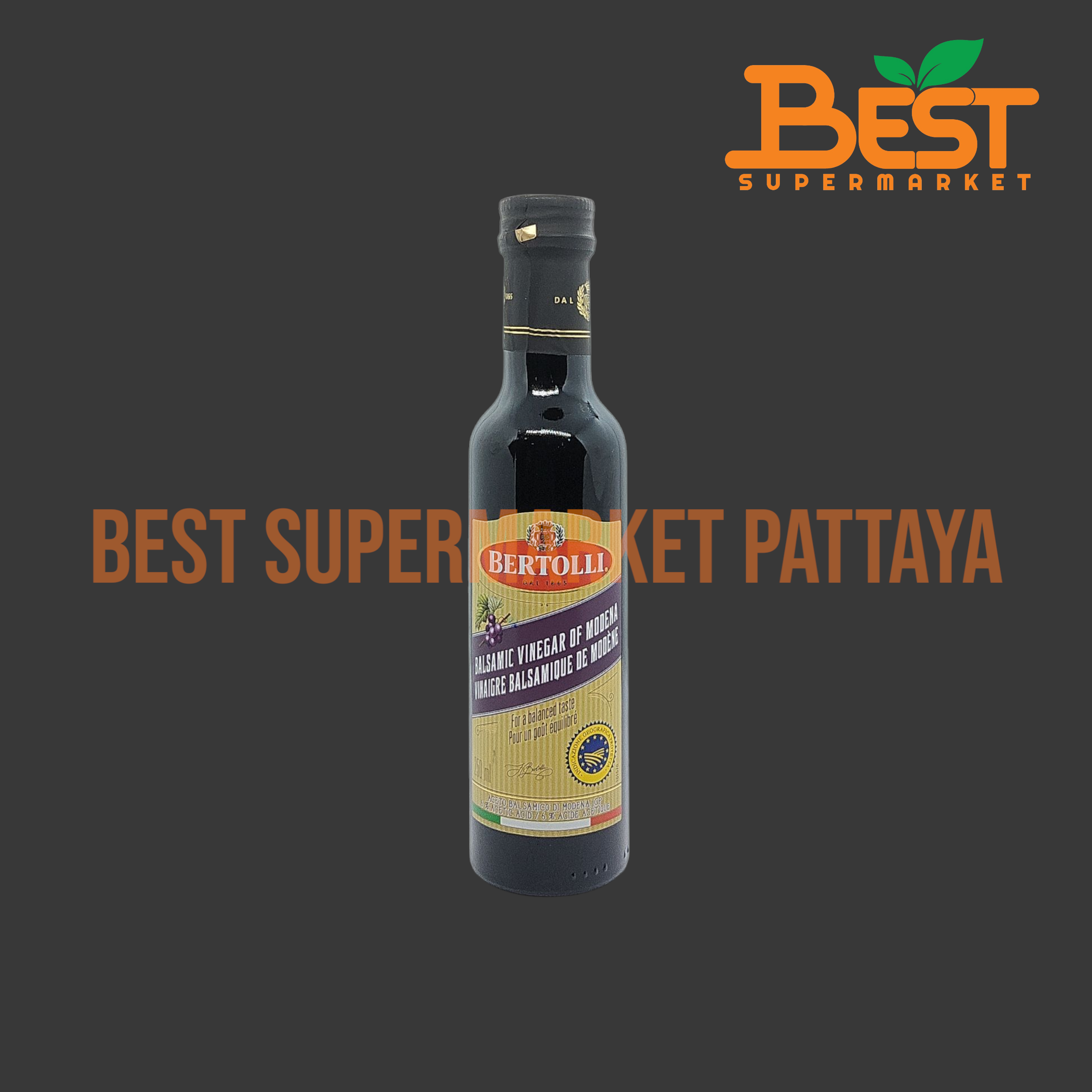 เบอร์ทอลลี่ บาลสามิก วินิการ์ 250 มล. Bertolli Balsamic Vinegar 250 g.
