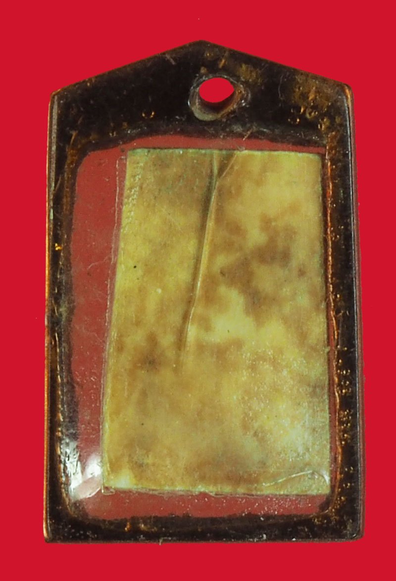 *40357 พระสมเด็จแกะ เลี่ยมพลาสติดเก่า หลายปีไม่ทราบที่และปีสร้าง 12