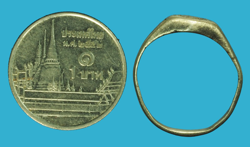 ขายแล้ว*37205 แหวนหลวงพ่อมงคลบพิตร วัดมงคลบพิตร อยุธยา เนื้อเงิน เก่าจนยาหลุดหมดแล้ว 12