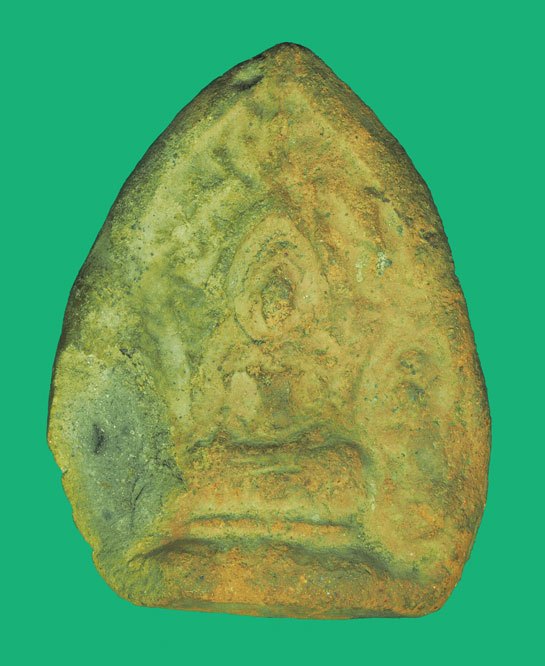 *38351 พระซุ้มกระรอกกระแต กรุวัดพระศรีรัตนมหาธาตุ ลพบุรี เนื้อดิน 13