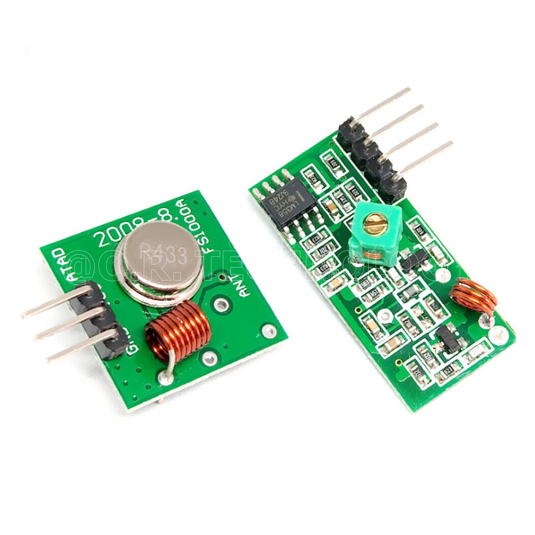 (1ชิ้น) AA098 โมดูล 433Mhz RF Wireless transmitter and receiver kit