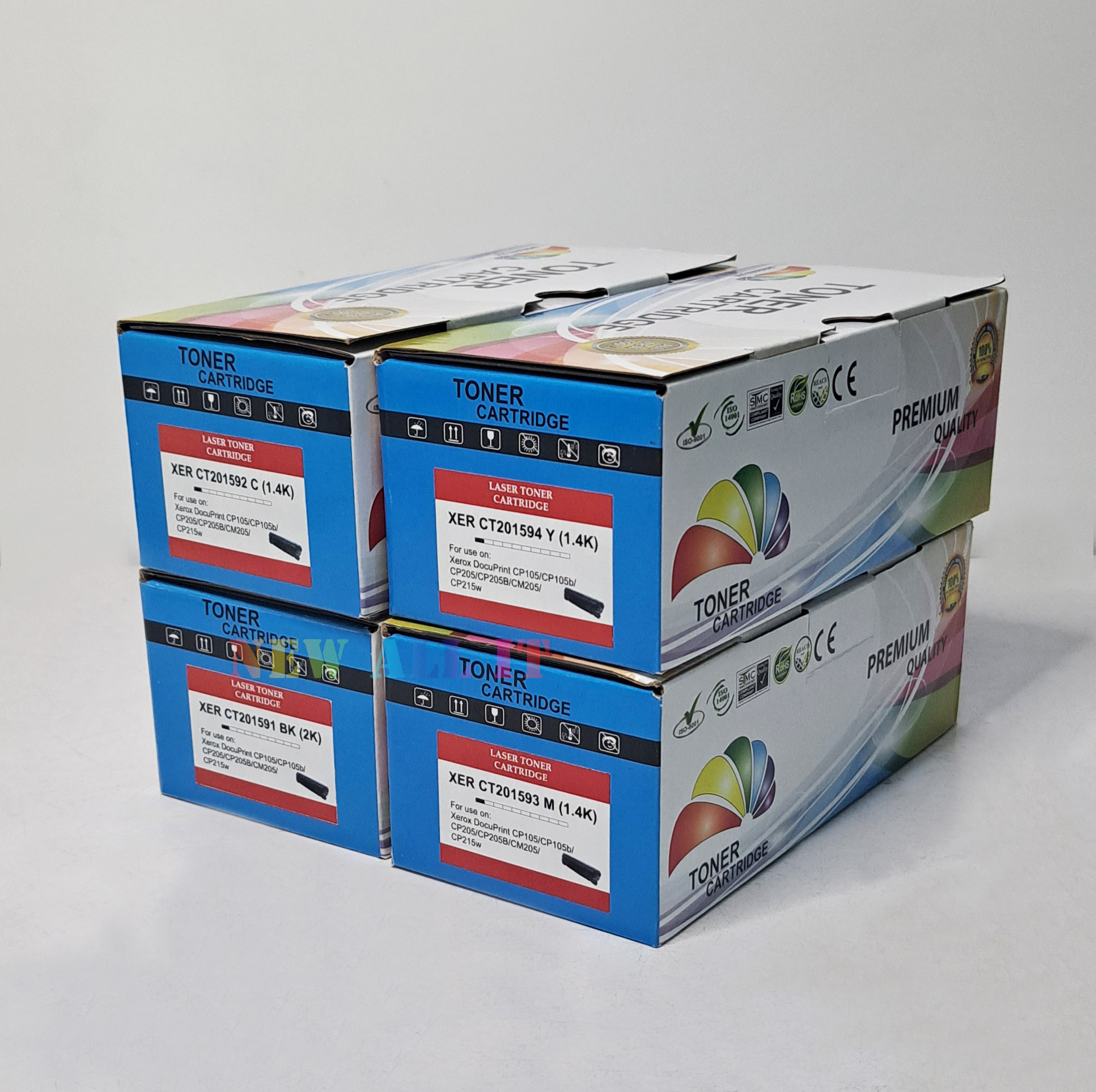 ตลับหมึก Fuji Xerox CT201591/CT201592/CT201593/CT201594 (ชุด 4 สี) เทียบเท่า