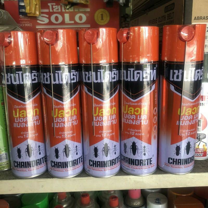 เชนไดร์ท สเปรย์ 450 - 600 ซีซี ขายยกโหลแมลงสาบ (ราคารวมแวท) กำจัดแมลงสาบ แมลงสาบสเปรย์ไล่แมลงสาป ไล่แมลงสาบ