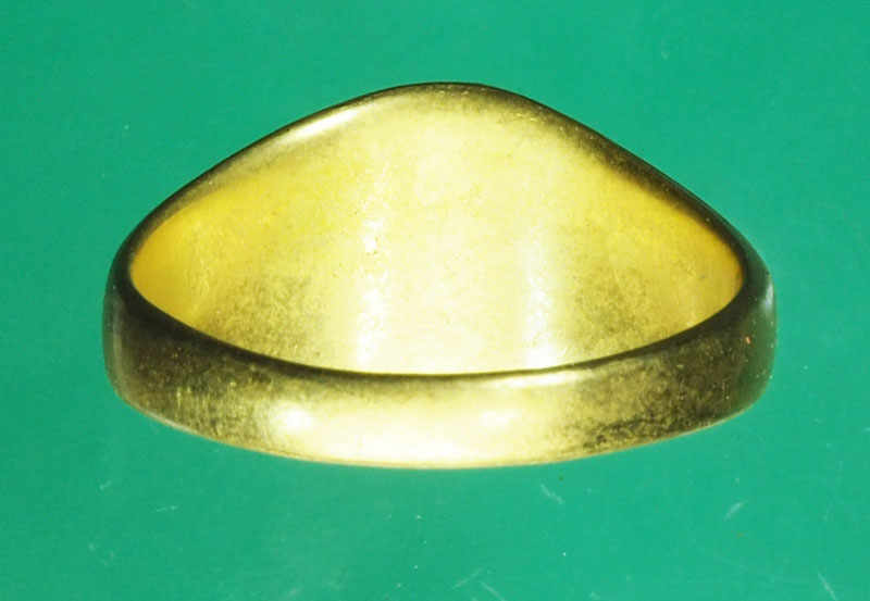 ขายแล้ว*29460 แหวนทหารบก เนื้อทองผสม ผิวไม่กลับดำเก่า เป็นของสะสม 17