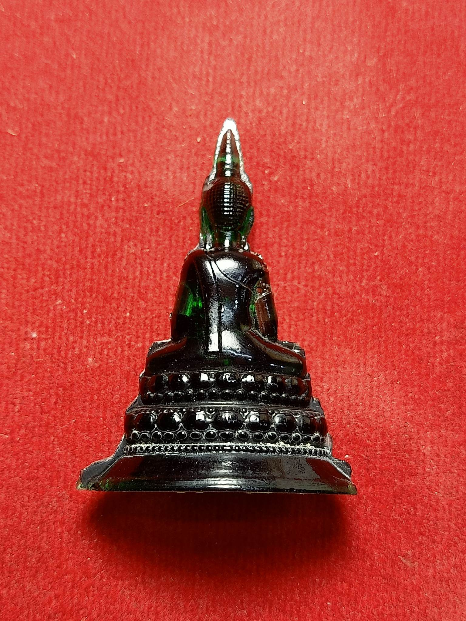 พระแก้ว เนื้อแก้ว ขนาด 1 นิ้ว ไม่ทราบที่ (SKU-02276)
