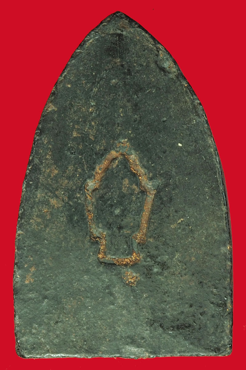 ขายแล้ว*37494 พระขุนแผน หลังพานพระศรี หลวงพ่อเปา วัดสวนสำราญ สระบุรี เนื้อดินดำ 81