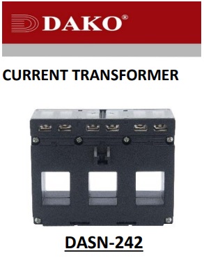 DASN-242 CT 150/5A CLASS 1.0 2.5VA หม้อแปลงกระแสไฟฟ้า ( SPLIT CORE CURRENT TRANSFORMER )"DAKO"