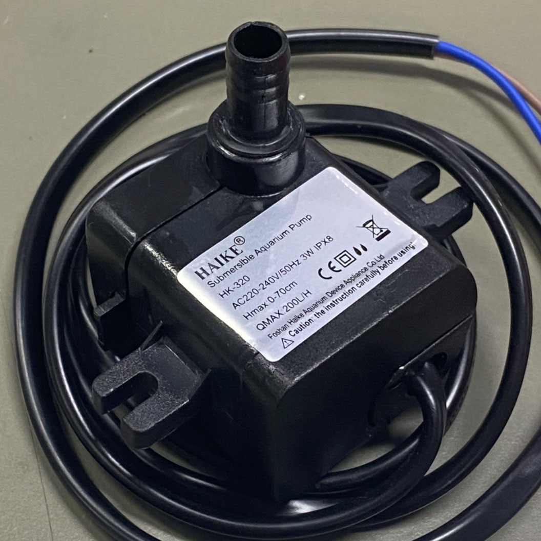 HATARI อะไหล่ ปั๊มน้ำแบบแช่ สำหรับพัดลมไอเย็น AC10R1 / AC10R2 / AC Classic1 ขนาด 3W HAIKE รุ่น HK-320