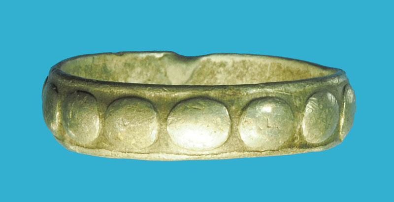 *32860 แหวนมงคลเก้า วัดแหลมฟ้าผ่า ปี 2495 สมุทรปราการ เนื้อเงิน 77