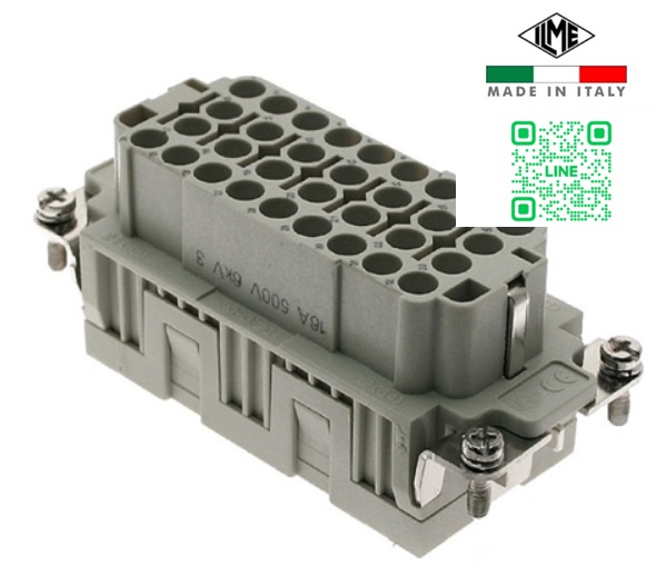 ILME CQEM32 Scew Insert Male 32Pin 16A500V