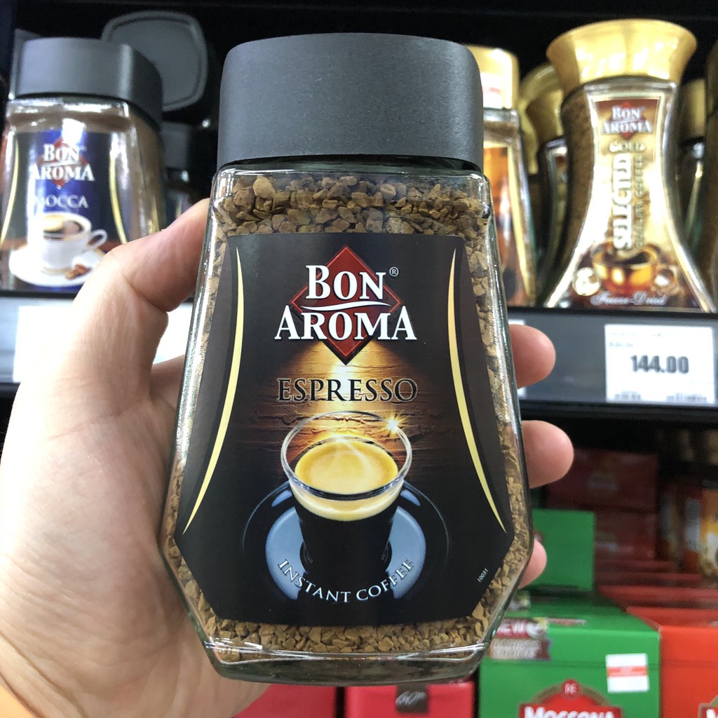 บอน อโรม่า กาแฟสำเร็จรูป 100 กรัม Bon Aroma Instant Coffee 100 g.