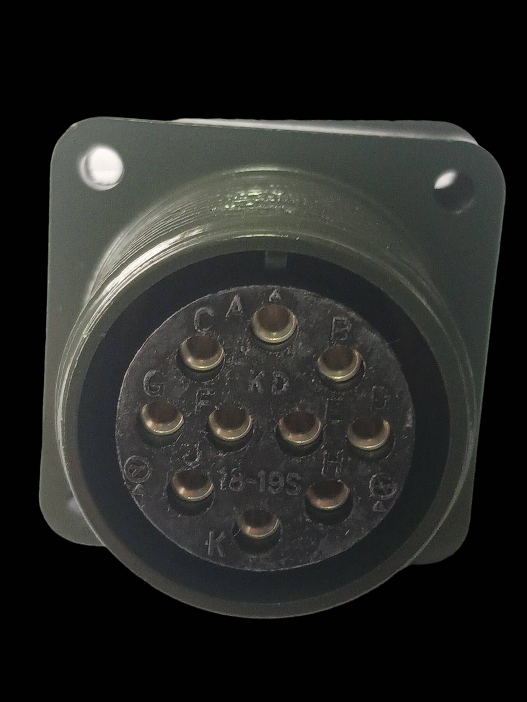 KD3102A16S‐1P,KD3102A16S‐1S เต้ารับติดพาเนล MS3102-Series 13A 500VDC