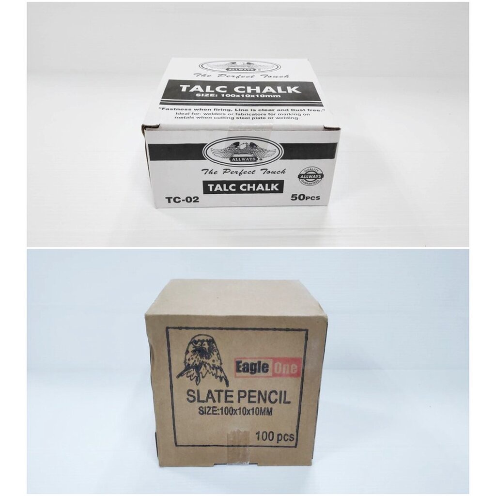 ชอล์คขีดเหล็ก TALC CHALK ร้านขายส่ง(ราคารวมแวท) แท่งเหลี่ยมชอล์คหิน เครื่องมือช่าง