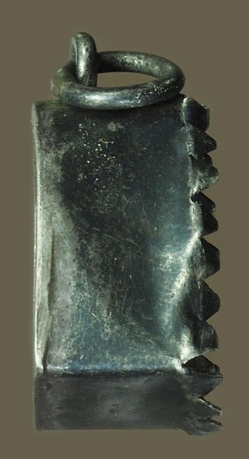 *40231กรอบเงินเก่า เหมาะสำหรับใส่พระกรุ วัดตะไกร อยุธยา(มีเฉพาะกรอบเงิน) 17