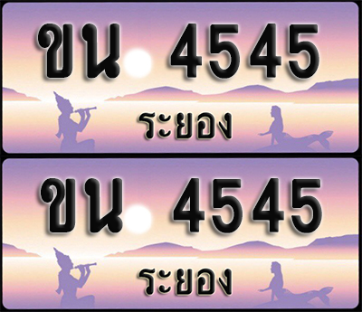ทะเบียนรถ 4545 – ขน 4545 ระยอง (1)
