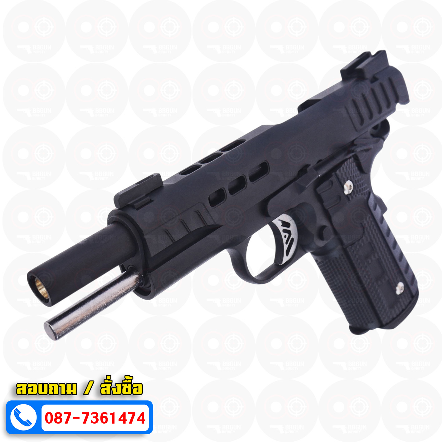 Ascend Kimber Rapide (Black Ice) KR Series 1911 Full Metal สีดำ