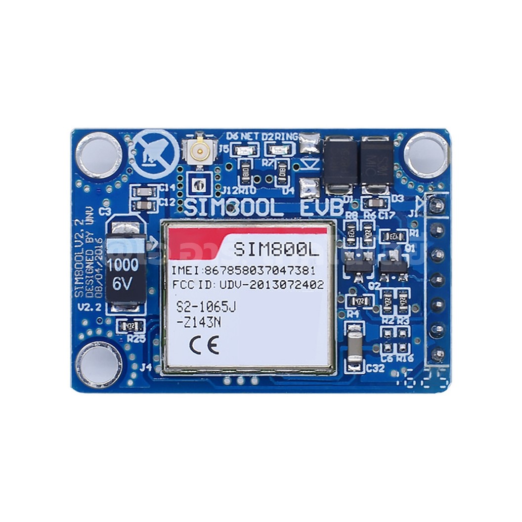 NA235 โมดูลซิม โมดูลสื่อสาร SIM800L V2.0 5V Wireless GSM GPRS MODULE Quad-Band With Antenna Cable Cap