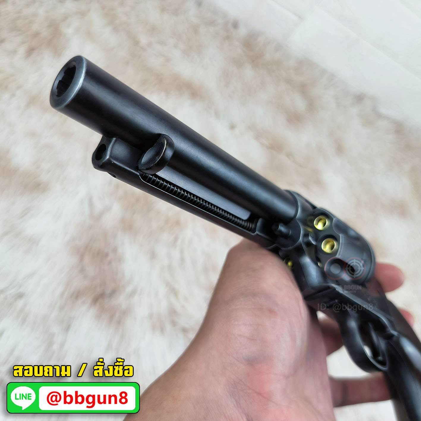 UMAREX Colt SAA Peacemaker .45 Co2 6mm - Antique Black บีบีกันลูกโม่คาวบอย