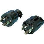 AMERICAN DENKI 3222N ปลั๊กตัวผู้ขาล็อก 3P(3P,3W) 20A 250V
