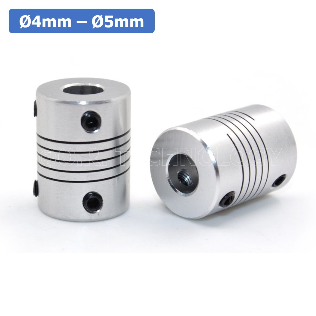 (1ชิ้น) KR459 4-5 คัปปลิ้ง ข้อต่อเพลามอเตอร์ คัปปิ้ง มอเตอร์ ข้อต่อแกนมอเตอร์ Elastic Coupling ขนาดรูเพลา 4mm-5mm