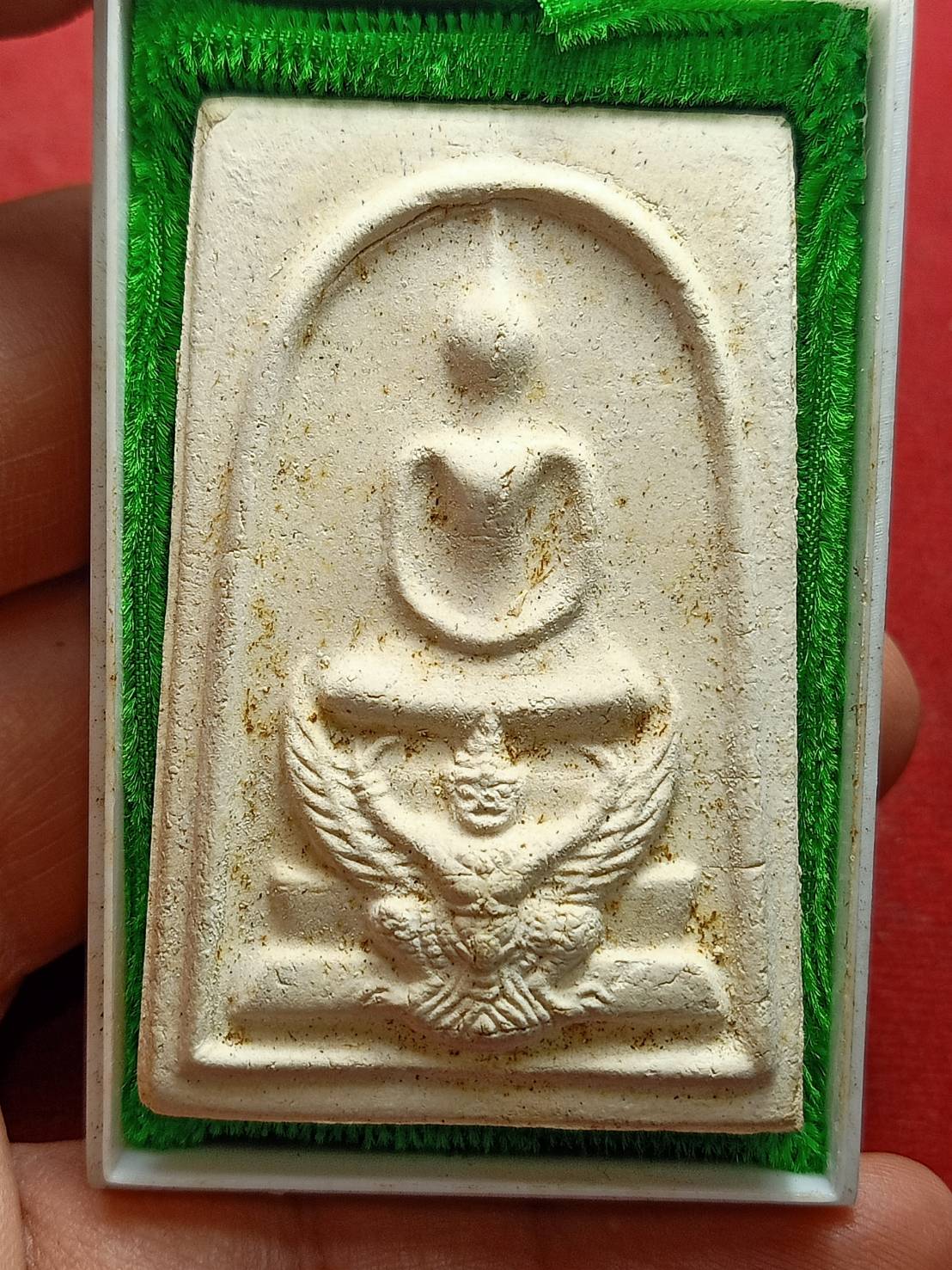 พระสมเด็จมหาราชทรงครุฑ ภปร. วัดสีกัน (พุทธสยาม) กทม. พร้อมกล่อง (SKU-09500)