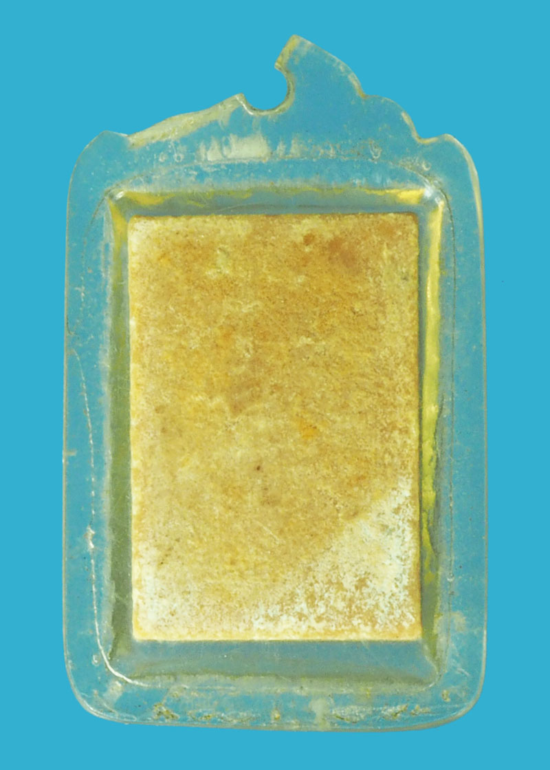 *38789 พระสมเด็จคะแนน เนื้อผงน้ำมัน เลี่ยมพลาสติกเก่าหลายสิบปี ไม่ทราบที่และปีสร้าง 3