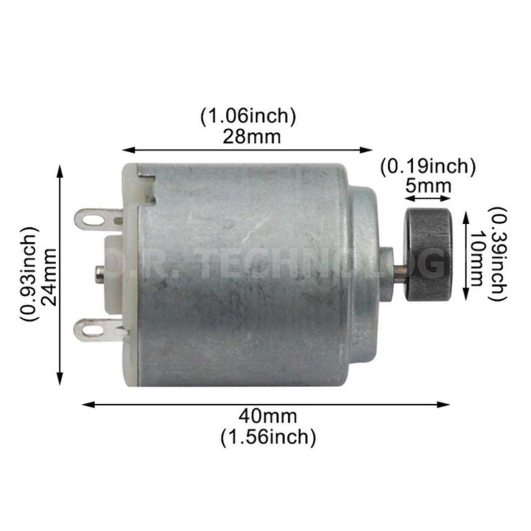 ZM001 มอเตอร์สั่น ขนาดเล็ก 1.5-6VDC Vibration motor R260 3VDC