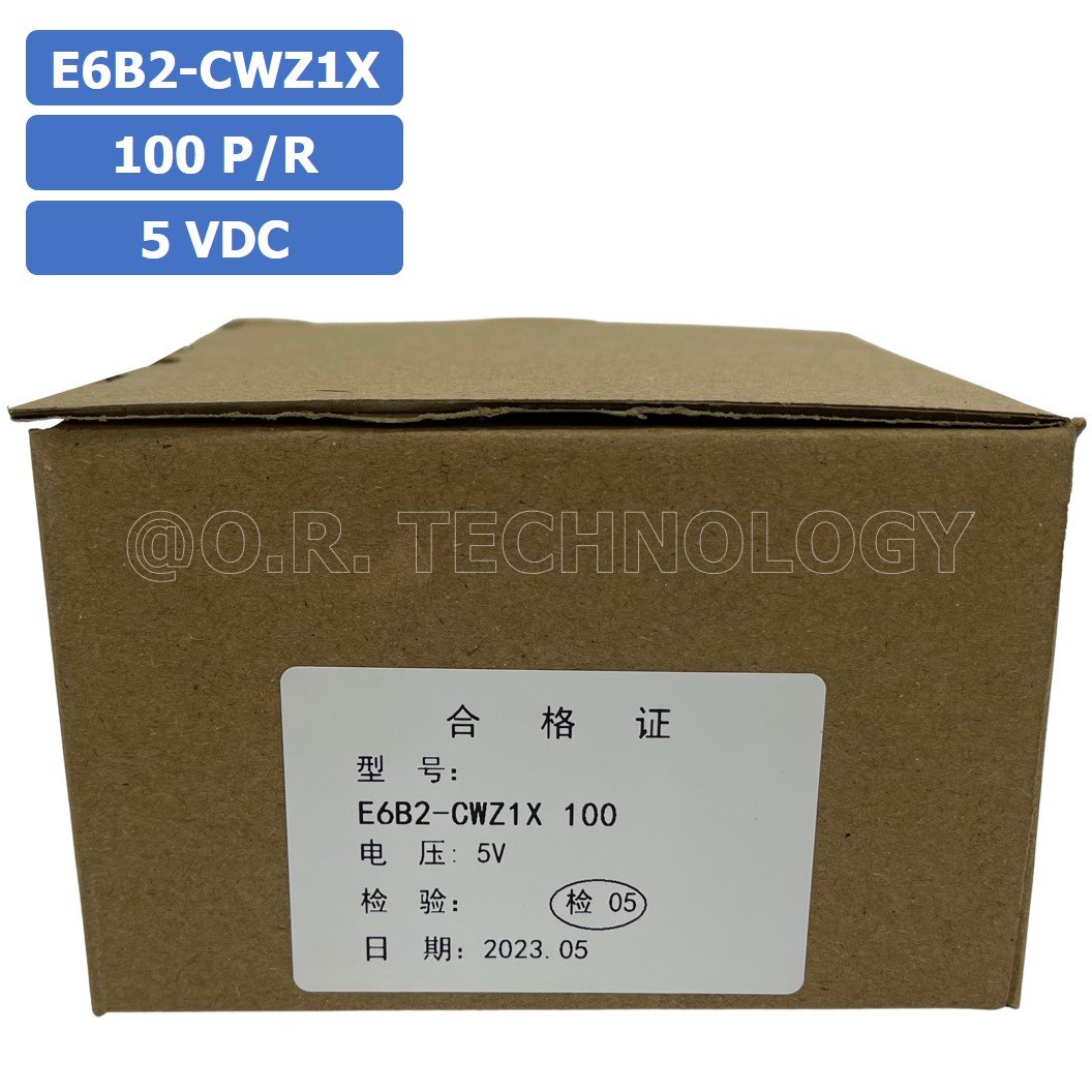 E6B2-CWZ1X 5VDC 100/360/600/1000/1024/2000P/R (Pulses/Revolution) โรตารี่เอ็นโค้ดเดอร์ ROTARY ENCODER INCREMENTAL (Line driver output)