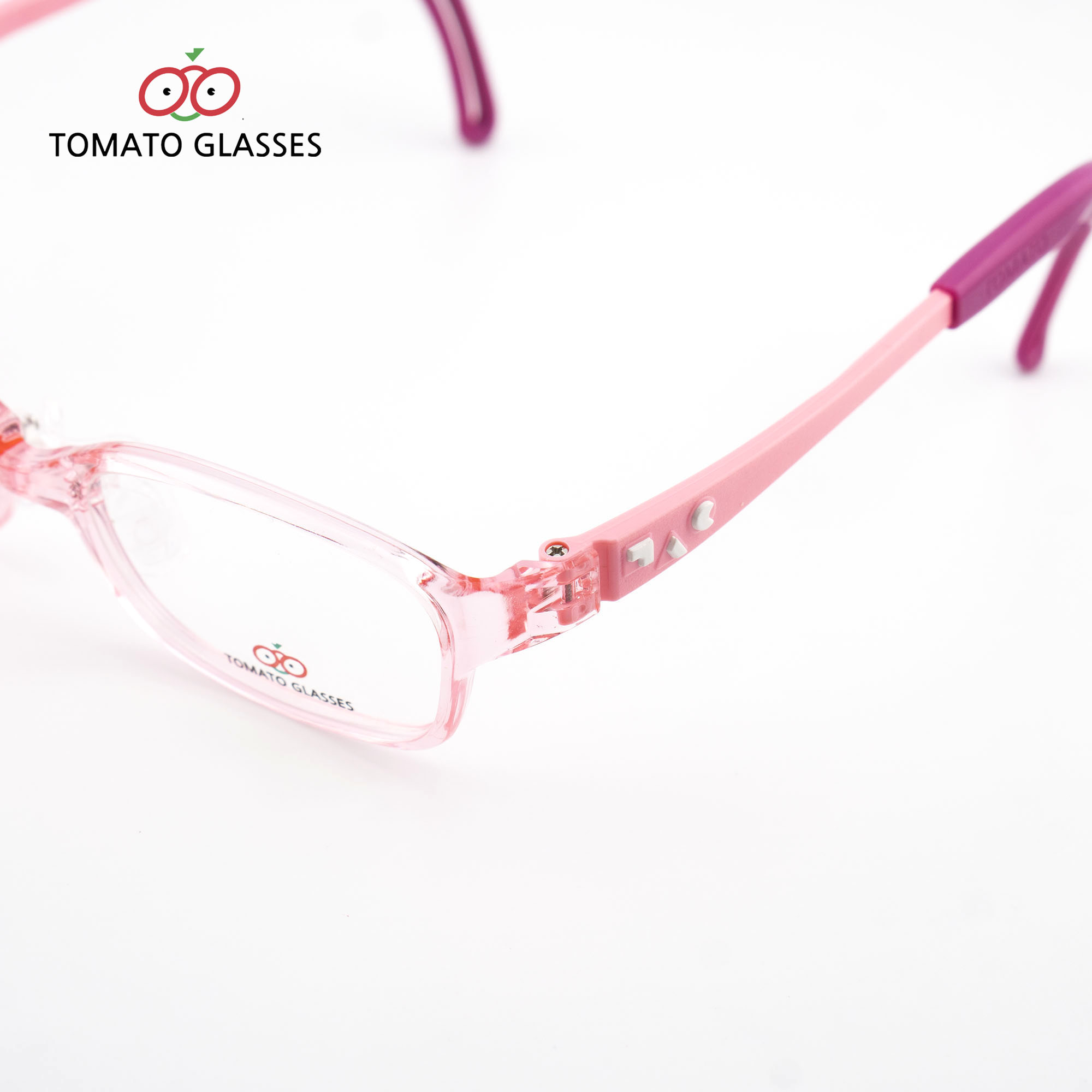 กรอบแว่นเด็ก Tomato Glasses รุ่น TKCC Pink size 44