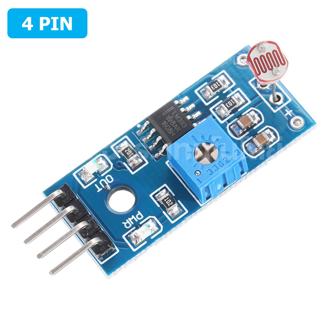 เซนเซอร์ตรวจจับแสง Photosensitive Sensor 3Pin 4Pin LDR Photoresistor Sensor Module