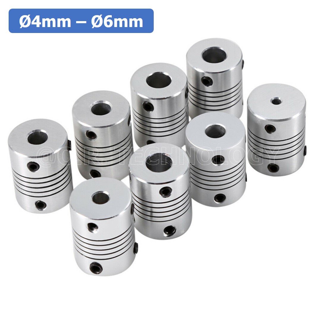 (1ชิ้น) KR459 4-6 คัปปลิ้ง ข้อต่อเพลามอเตอร์ คัปปิ้ง มอเตอร์ ข้อต่อแกนมอเตอร์ Elastic Coupling ขนาดรูเพลา 4mm-6mm