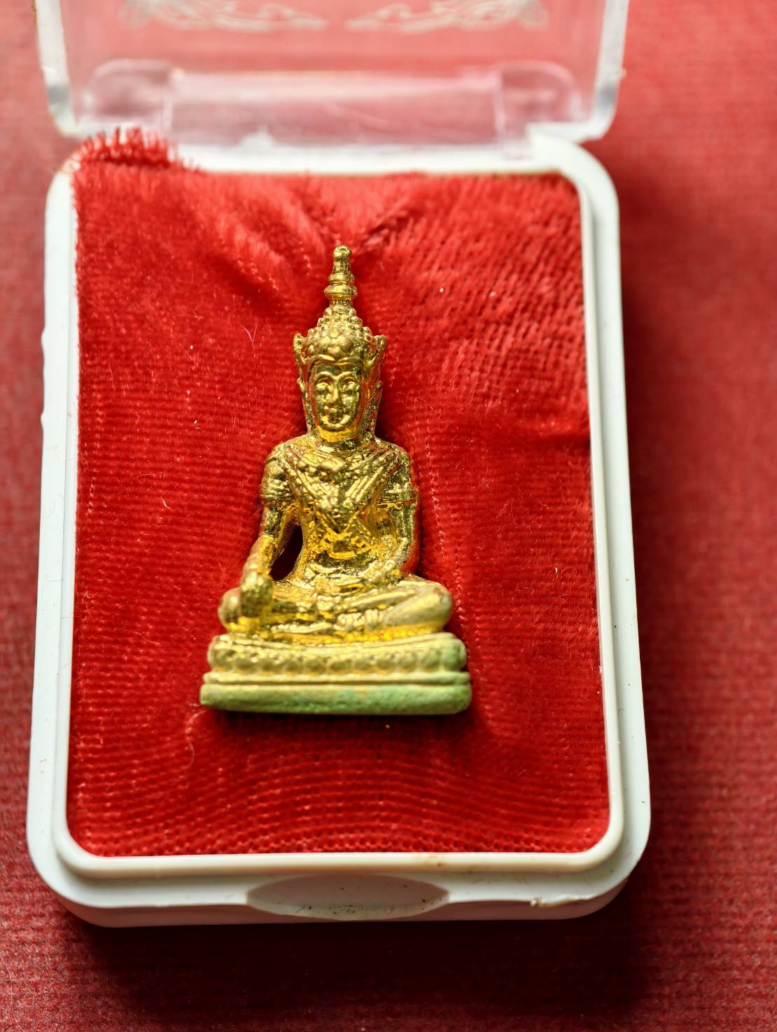 รูปหล่อพระพุทธนิมิต วัดหน้าพระเมรุ จ.อยุธยา พร้อมกล่อง (SKU-13658)