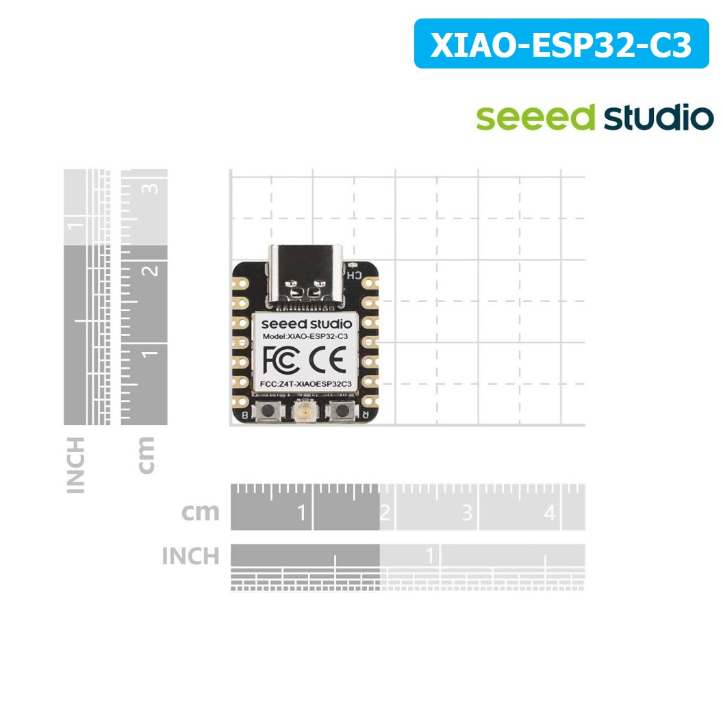 (1ชิ้น) XIAO-ESP32-C3 Seeed Studio โมดูล บอร์ดไร้สาย ขนาดเล็ก