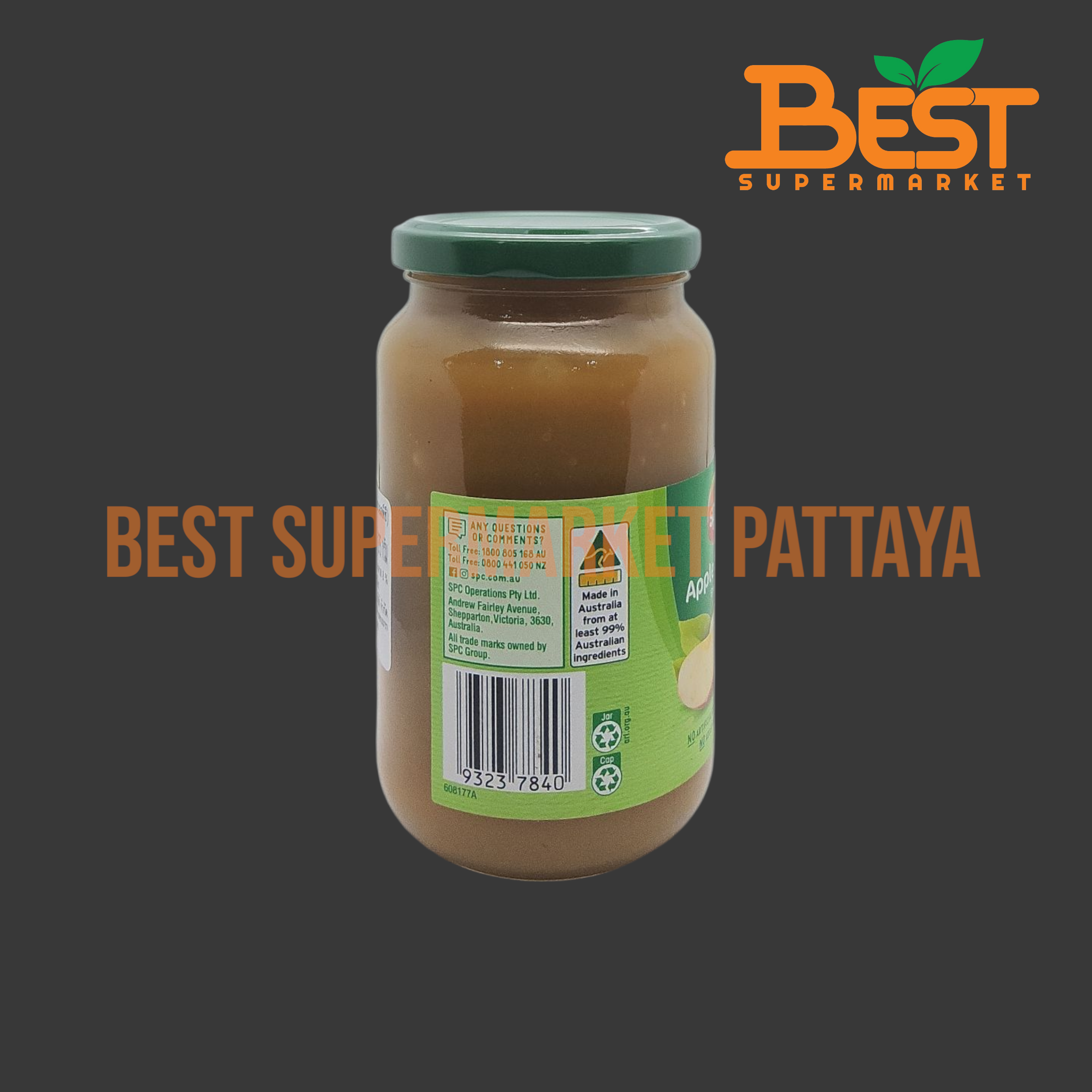 เอสพีซี แอปเปิ้ลซอส 375 กรัม. SPC Australian Apple Sauce 375 g.