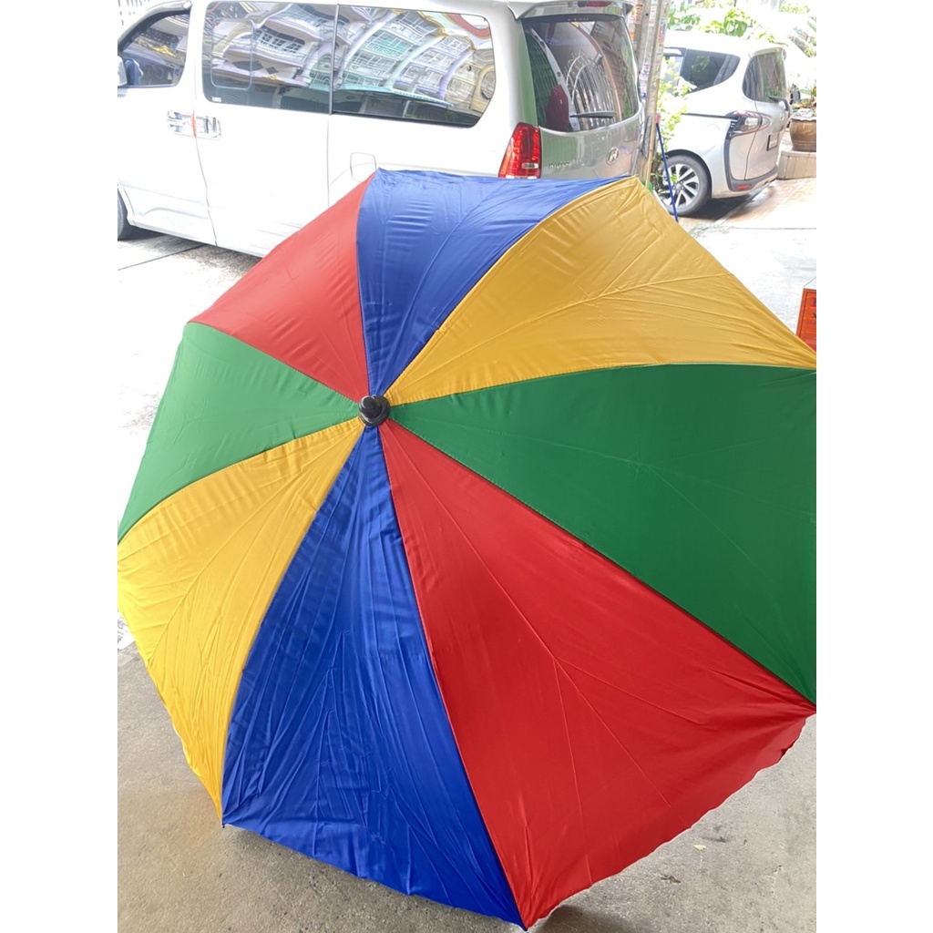 ร่มสายรุ้ง ขนาด42นิ้ว (ราคารวมแวท) สามารถปรับระดับได้ ถอดด้ามและต่อด้ามได้ ขายส่งราคาถูกกก!!! {รหัสสินค้า2803241101}