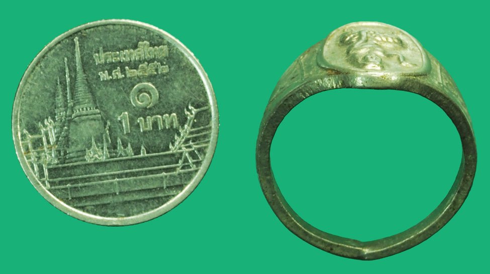 *37531 แหวนนางกวัก ชุบนิเกิล หลวงพ่อกวย วัดโฆษิตราราม ชัยนาท 27