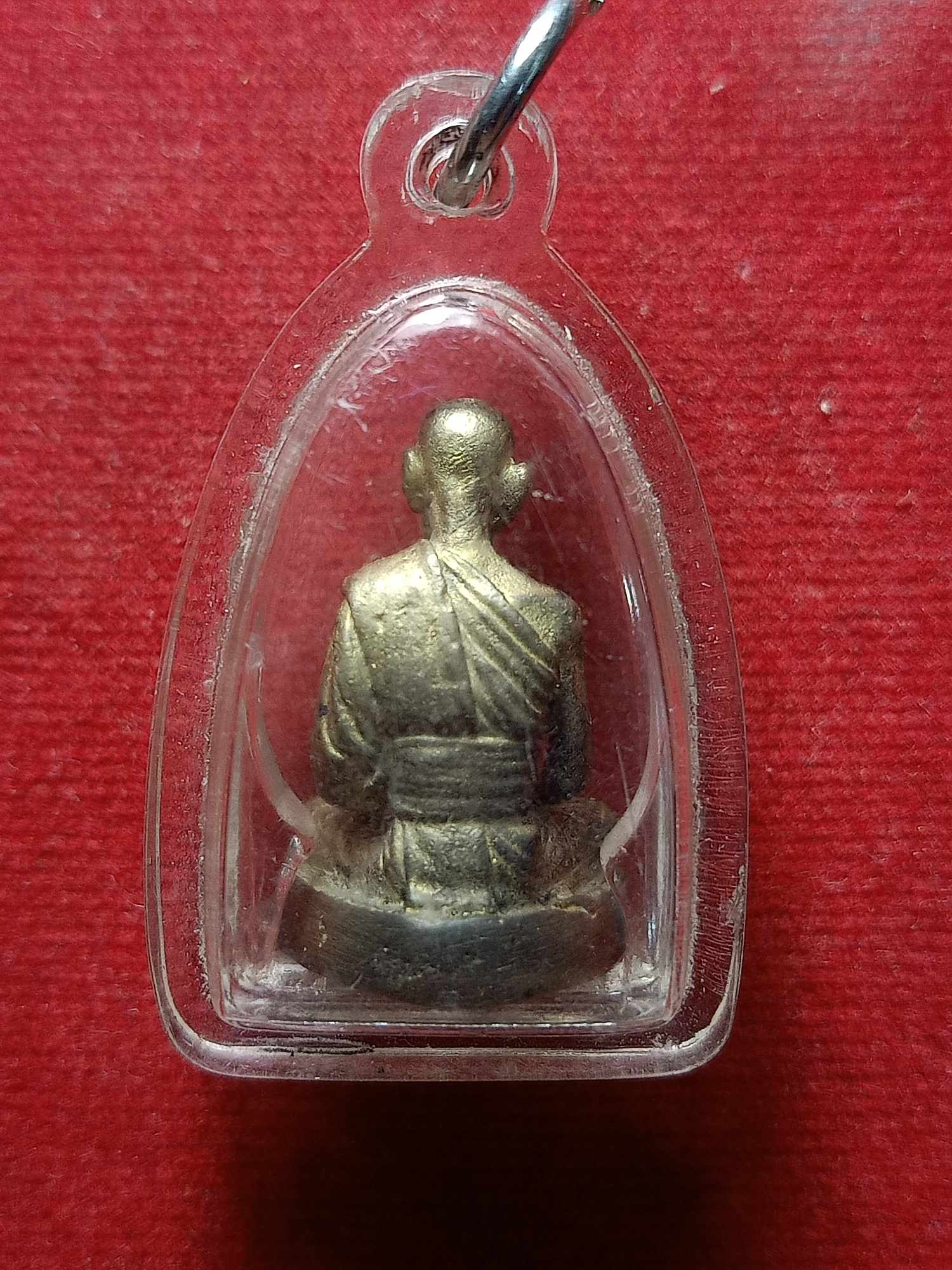 รูปเหมือนปั้มหลวงปู่ธรรมรังษี วัดพระพุทธบาทพนมดิน จ.สุรินทร์ (SKU-04588)
