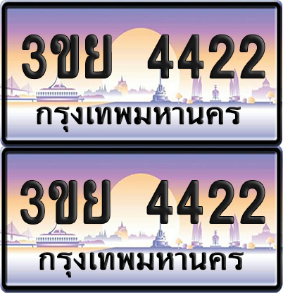 ทะเบียน 4422 ป้ายประมูล - 3ขย 4422 ผลรวมดี 25 พร้อมส่งมอบ จากกรมขนส่ง (4)