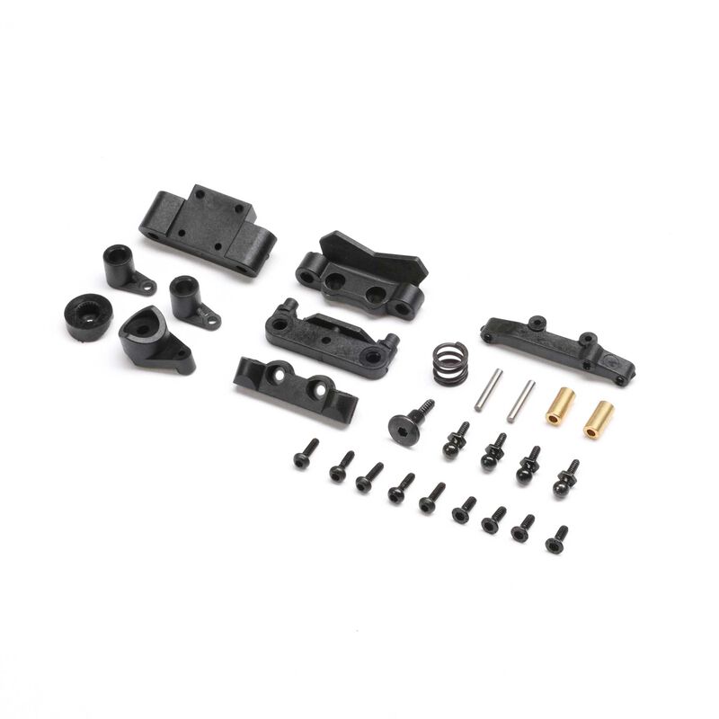 LOS-1761 Bulkhead, Pin Mounts, Steering Rack, Servo Saver: Micro-B/T