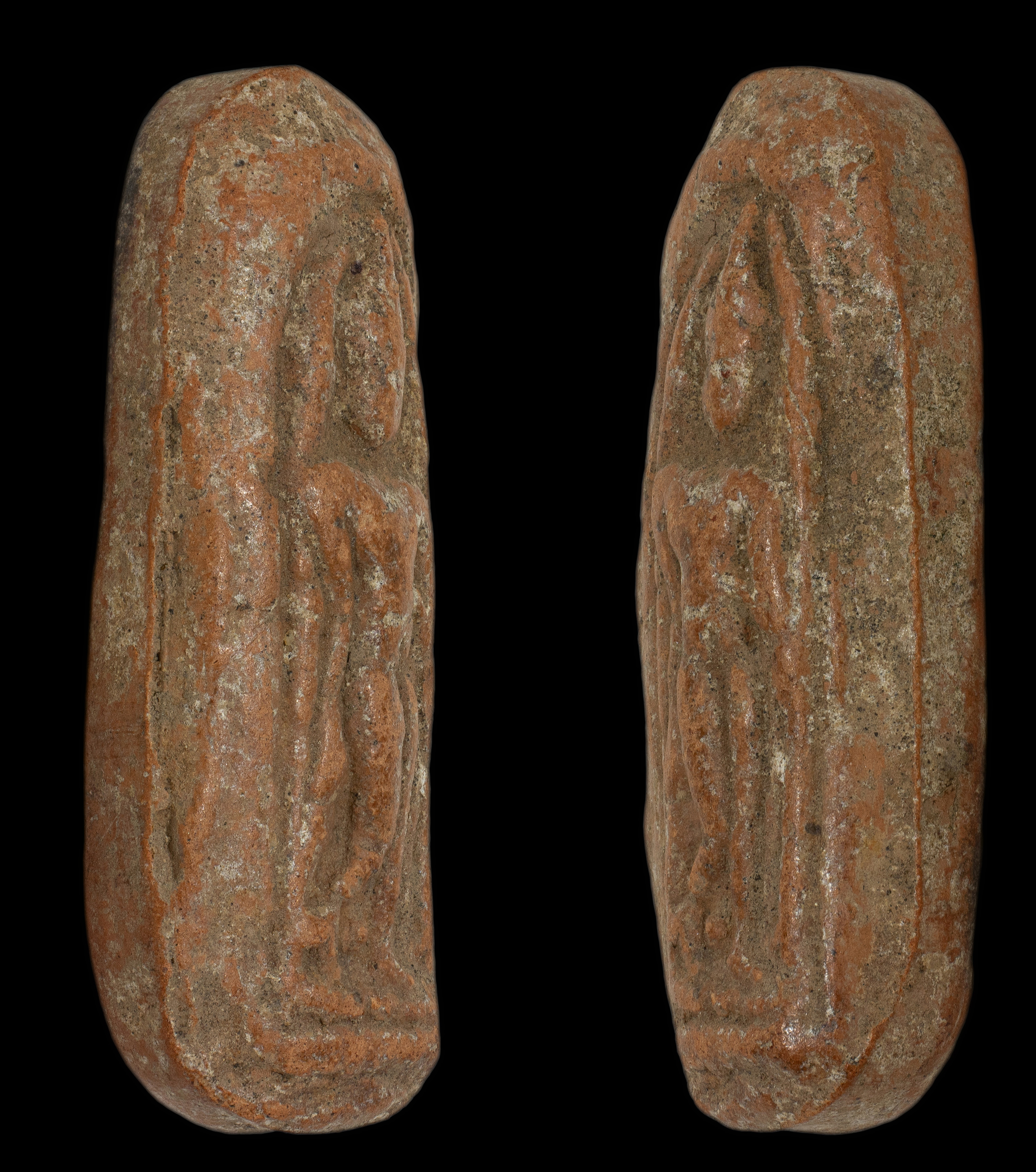 พระลีลาทุ่งเศรษฐีเม็ดขนุน หลวงพ่อกวย ปี 2517