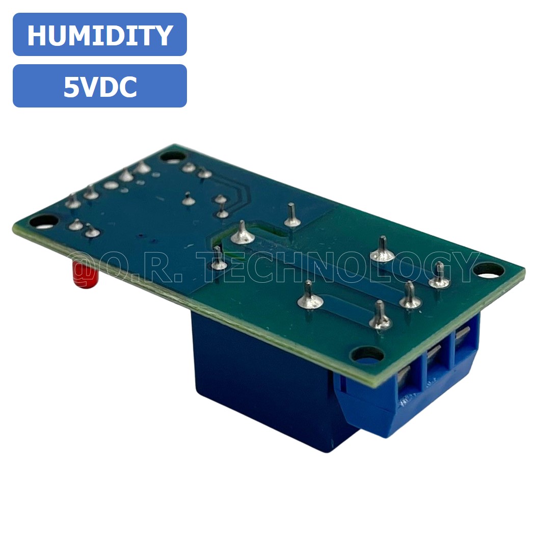 (1ชิ้น) NB013 โมดูลตรวจจับความชื้น รีเลย์ตรวจับความชื้น 5VDC Humidity Sensitive Switch Relay Module