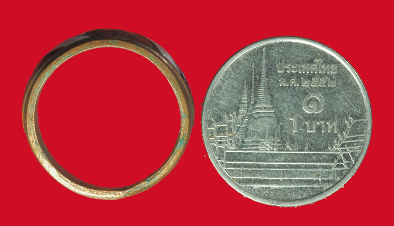 ขายแล้ว*33994 แหวนยันต์ลงยา หลวงพ่อจง วัดหน้าต่างนอก อยุธยา 12