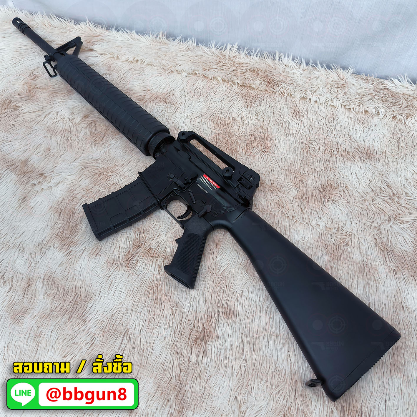 บีบีกันอัดแก็ส M16 A2 ระบบแก๊ส GBBR บอดี้โลหะ Golden Eagle MC 6610 M BB GUN